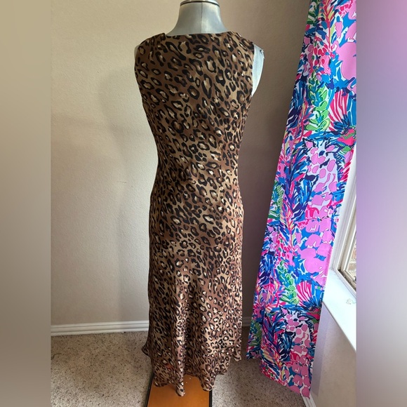 Vintage Studio One Leopard Print Maxi Dress With Cropped Jacket - Picture 10 of 13